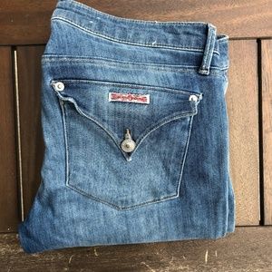 Hudson Distressed Boyfriend Jeans